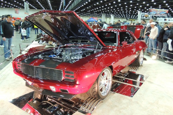 custom 1969 chevy camaro rs show car
