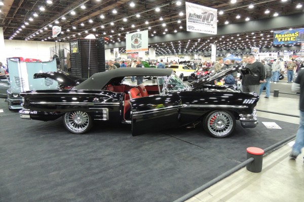 1958 chevy impala convertible show car