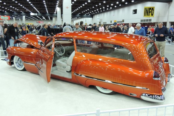 Custom cadillac style postwar wagon