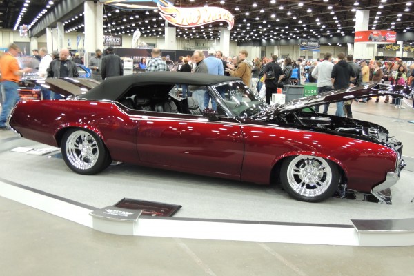 lowered custom cutlass show car convertible