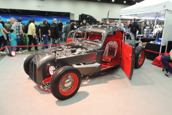 customized hot rod truck show car