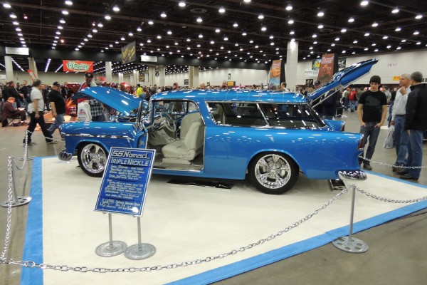 1955 chevy nomad custom show car