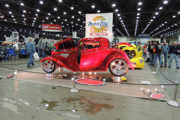 ford three window hot rod coupe