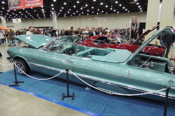 lowrider chevy impala convertible from the 1960s