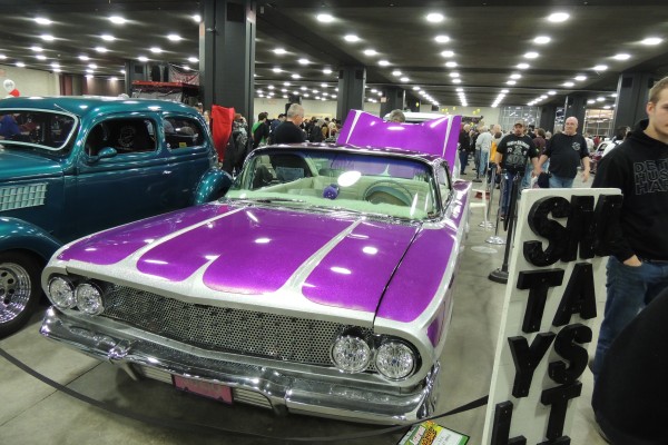 custom purple chevy lowrider cali style hotrod