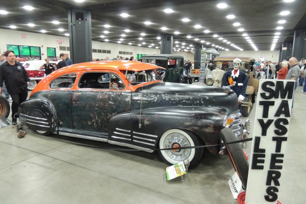vintage prewar slopeback hot rod coupe