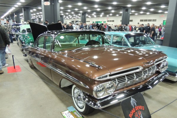 customized 1959 chevy lowrider coupe