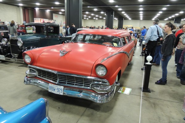 1950s chopped ford hot rod wagon