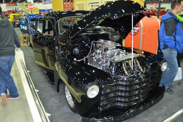 custom supercharged chevy 3100 series vintage truck
