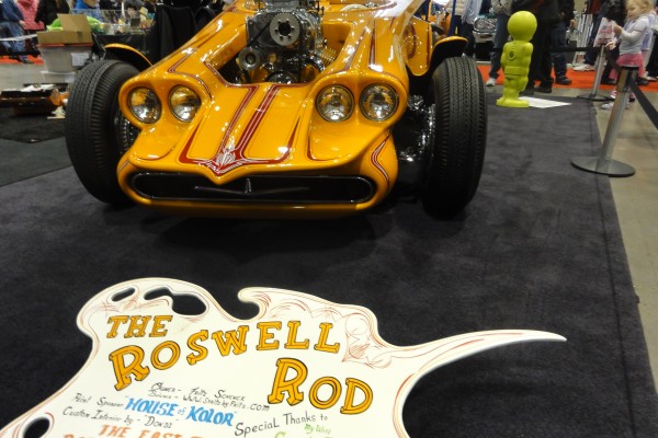 custom gold show car custom