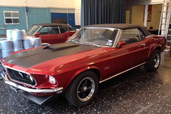 restomod 1969 ford mustang convertible