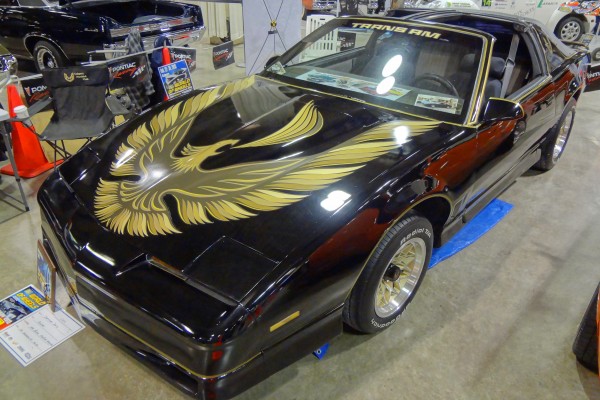 third gen pontiac trans am with screaming chicken decal