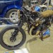 custom honda 450 cafe bike at car show thumbnail