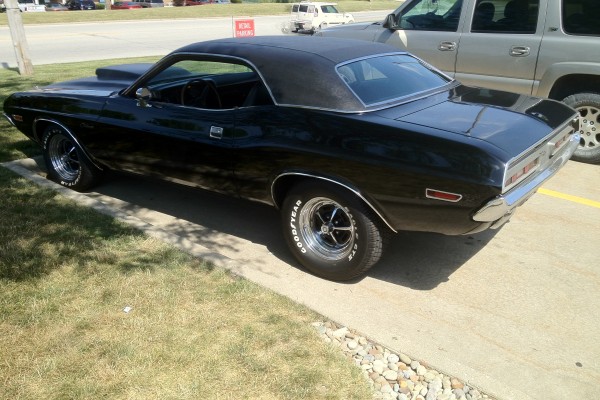 rear quarter view of a 1971 Dodge Challenger