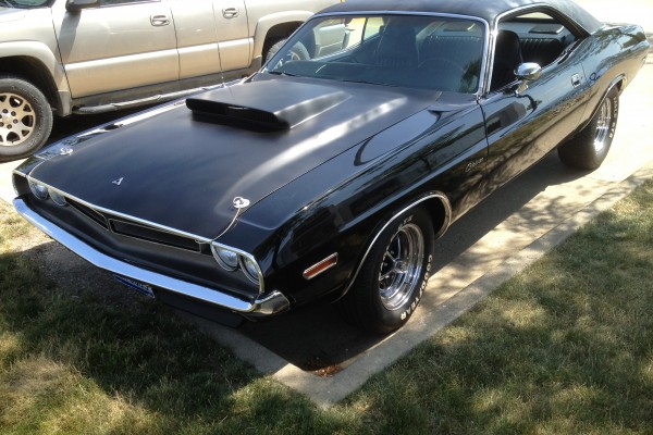 quarter shot of a 1971 Dodge Challenger