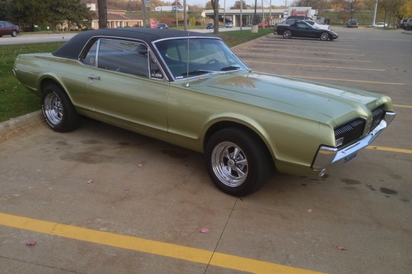 first gen mercury cougar with cragar s/s wheels