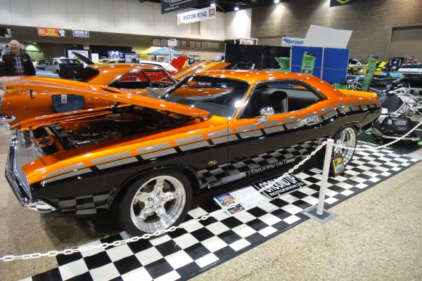vintage dodge challenger R/t custom car