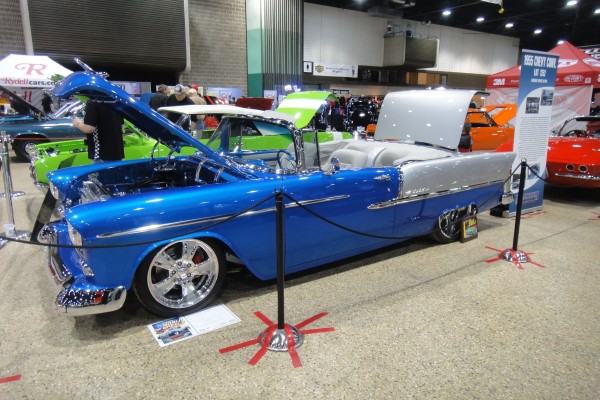 1955 chevy bel air custom convertible lowrider