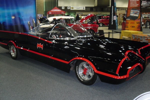 adam west tv series era batmobile replica