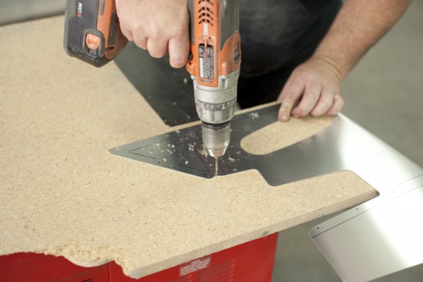 drilling holes in sheetmetal