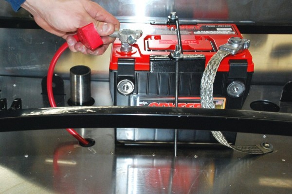 installing battery in a factory 5 kit car