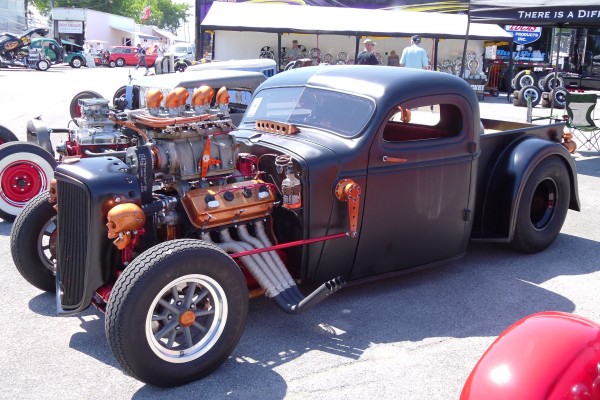 Hemi-powered hot rod truck