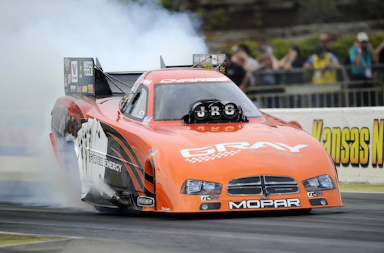 Johnny Gray NHRA Funny Car, topeka 2013
