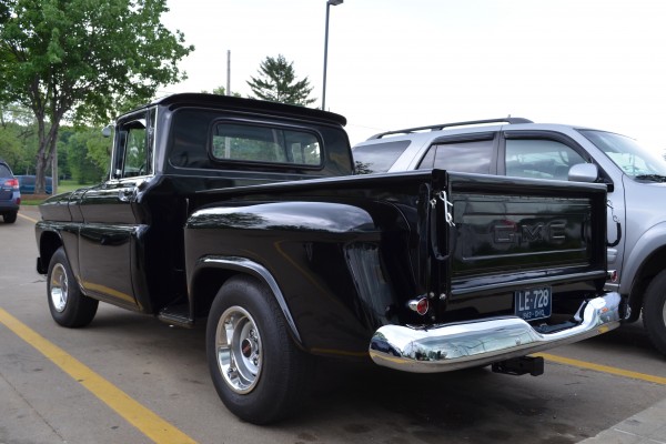 1963 GMC Fenderside, rear quarter view