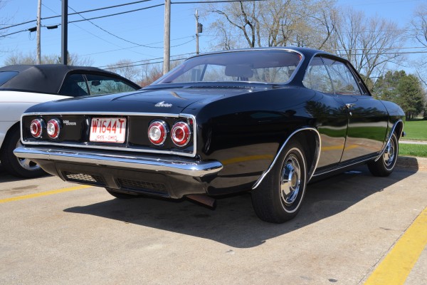 1965 Chevrolet Corvair, rear bumper and taillights