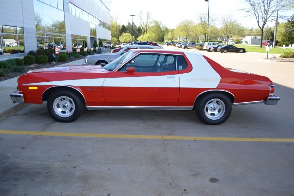 Starsky & Hutch 1976 Gran Torino, side profile