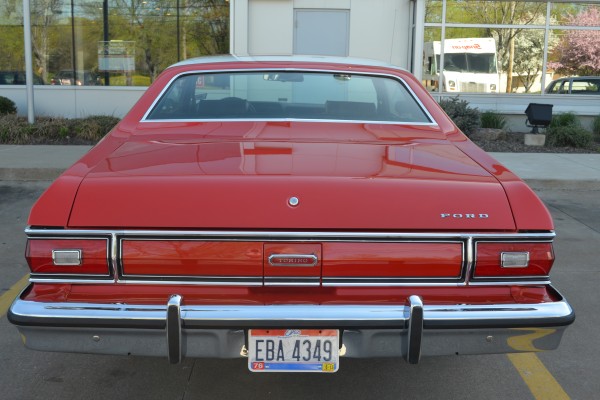 Starsky & Hutch 1976 Gran Torino, rear trunk view