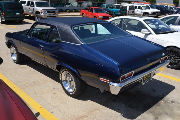 1972 Chevrolet Nova, rear quarter and trunk lid