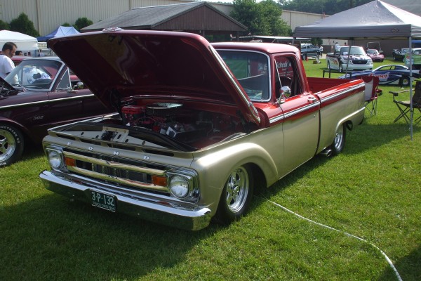 lowered 1964 ford f series truck
