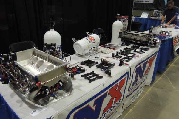 nitrous express automotive trade show display