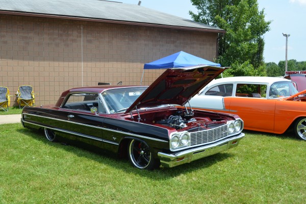 lowered chevy impala coupe