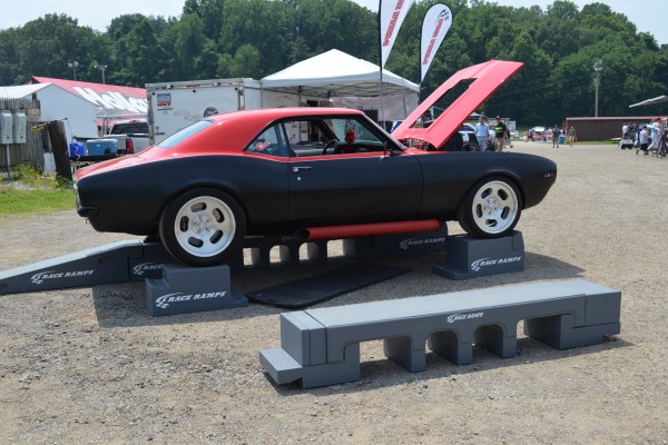 race ramps automotive trade show display