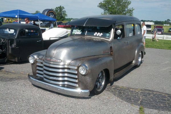 vintage chevy 3100 era suburban