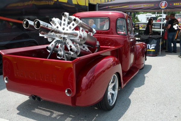 magnaflow muffler custom pickup truck exhaust demo vehicle