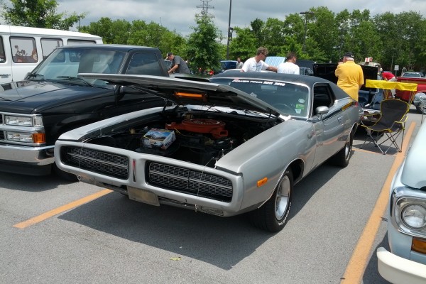 silver fuselage era dodge charger