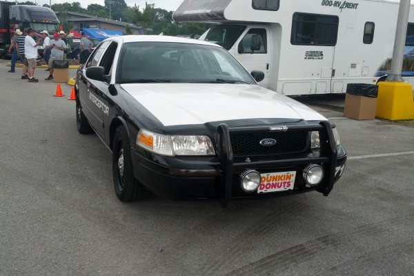 ford panther crown vic police car on power tour