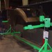vintage hot rod body on a rotisserie jig thumbnail