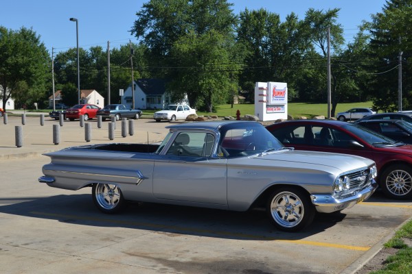 front quarter view of a 1960 Chevy El Camino