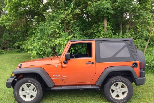 stock jeep wrangler JK sport