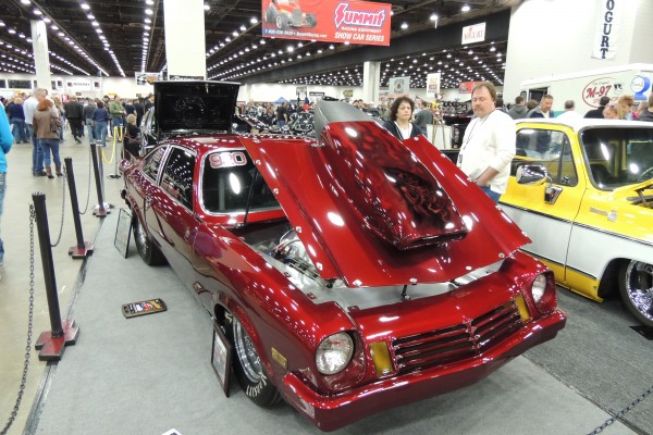 red chevy vega drag car