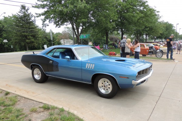 blue plymouth 1971 hemicuda