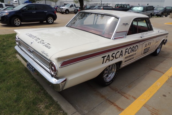 vintage ford thunderbolt in tasca livery
