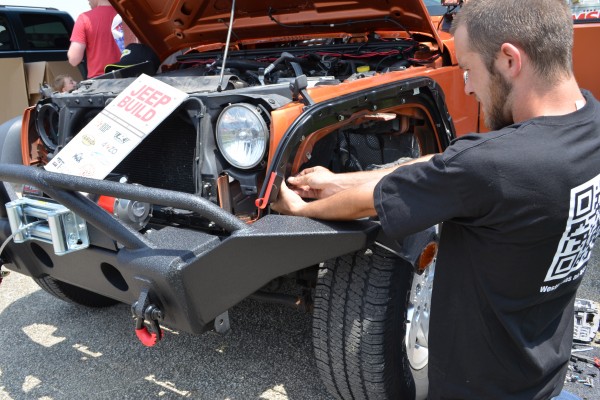 installing fender flares on a jeep wrangler JK