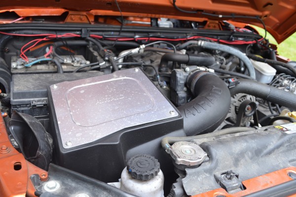 airaid intake kit on a jeep wrangler K