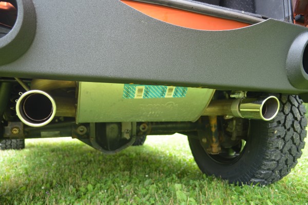 dynamax muffler on a jeep wrangler jk