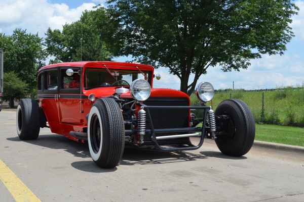 1929 studebaker hot rod, front